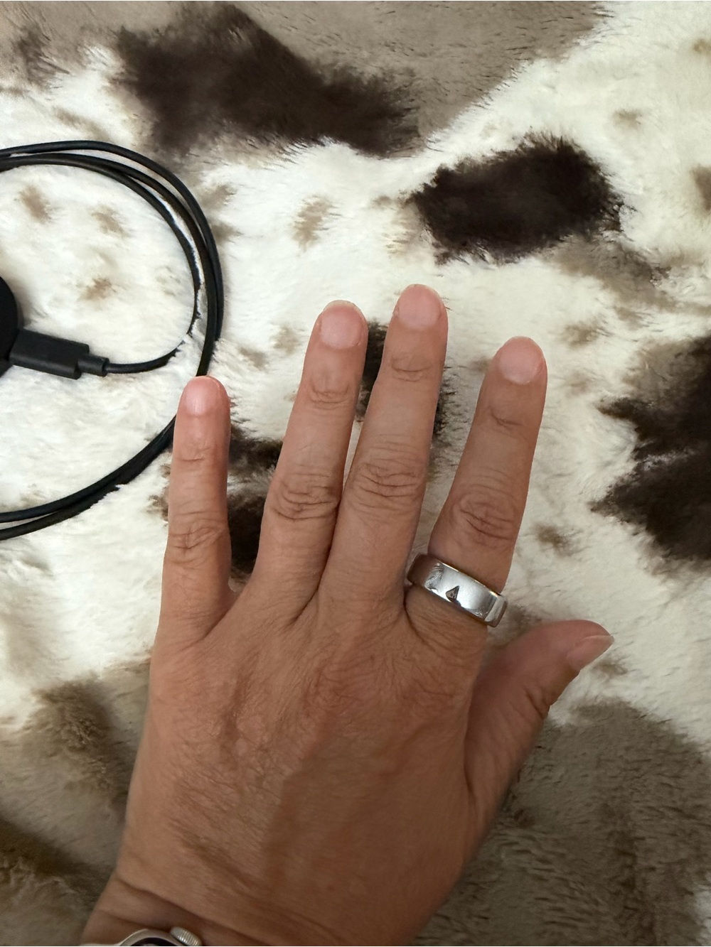 Oura Silver Polished Silver Band Ring